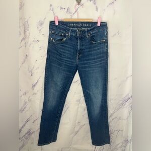 American Eagle Men’s dark wash slim straight air flex jeans Sz 31x30
